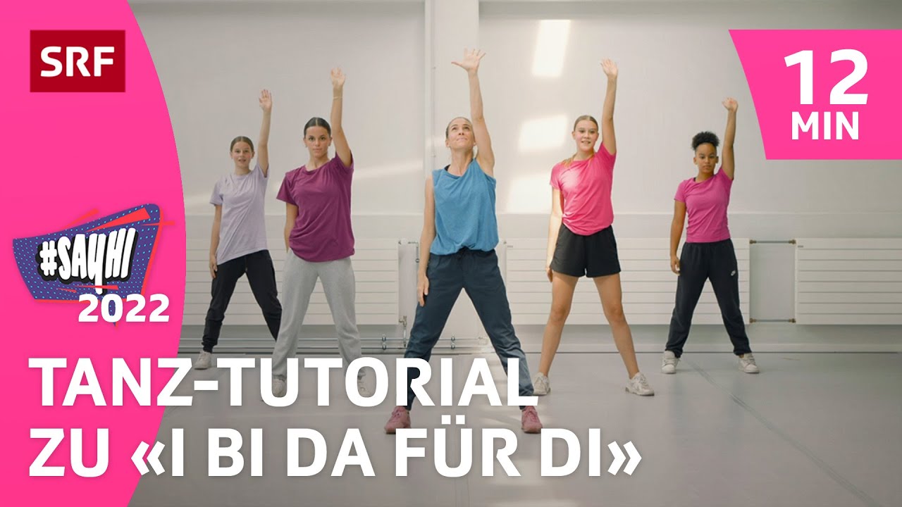 #SayHi 2022: Tanz-Tutorial zu «I bi da für di» von Luca Hänni | SRF Kids – Kindervideos
