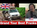 American Reacts The Funniest Pranks and Sabotages | The Grand Tour