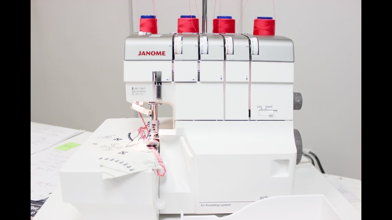 La surjeteuse Airthread 2000D de Janome est disponible en magasin