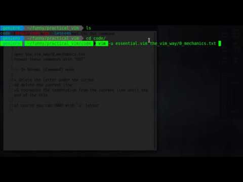 002 The vim way   Tip 01 Meet the Dot command