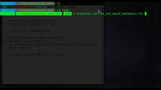 002 The vim way Tip 01 Meet the Dot command
