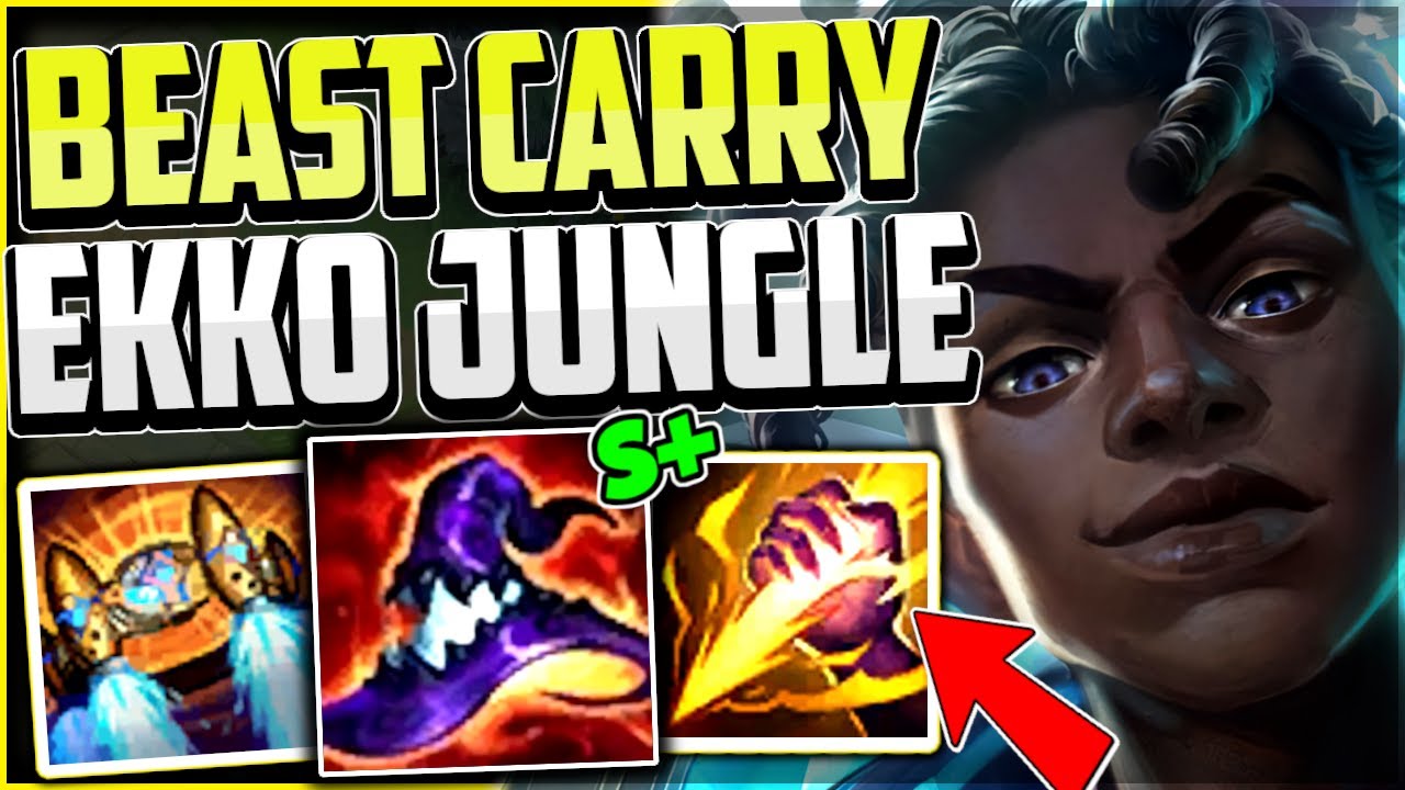 DARK HARVEST EKKO JUNGLE CAN'T BE STOPPED👑 How to Play Ekko Jungle