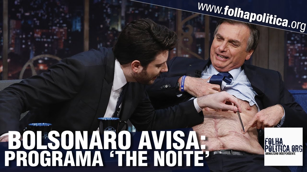 Resultado de imagem para Jair Bolsonaro entrevista ao programa The Noite com Danilo Gentili (30/05/19)