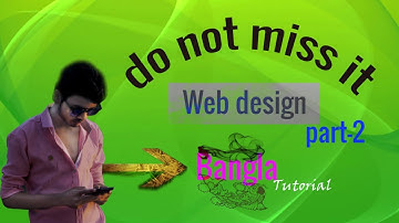 Web design part-2 (html and css) 2019