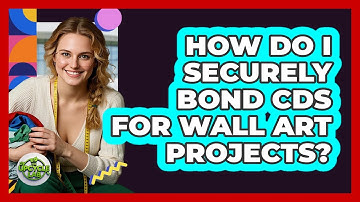 How Do I Securely Bond CDs For Wall Art Projects? - The Upcycle Lab