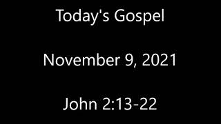 Today's Gospel: November 9, 2021