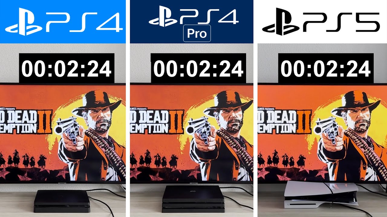 Red Dead Redemption 2 - PS5 vs PS4 Pro vs PS4