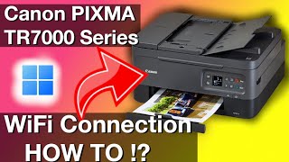 WiFi Connection on Canon PIXMA Printer to Windows Computers (Setup instruction and debugging)