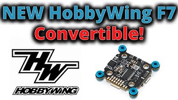 New HobbyWing Convertible F7 Flight Controller !!