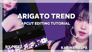 Arigato Trend Tutorial | Capcut Editing Tutorial | #capcuteditingtutorial | @jexnmxxn