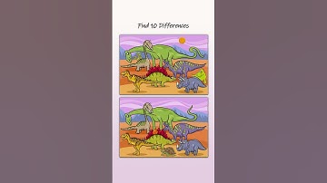Find 10 Differences!!! Only for Genius!!! #shorts #shortvideo #puzzle #game #challenge
