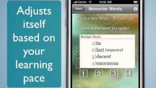 Memorize Words iPhone App Demo screenshot 3