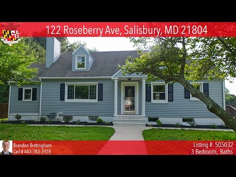 122 Roseberry Ave, Salisbury, MD home video tour