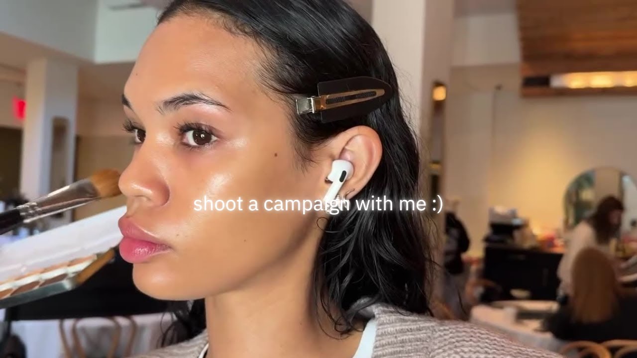 come with me bts to shoot a rayban campaign | jordan daniels