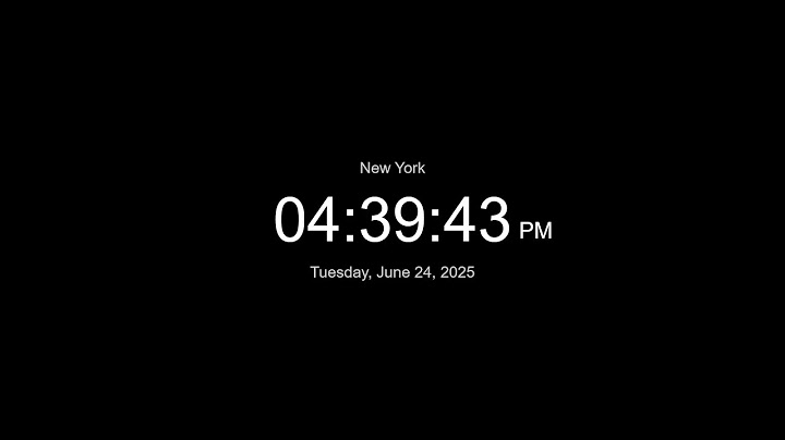 🔴 LIVE | Clock / Time in New York now / LIVE New York / what time is it now