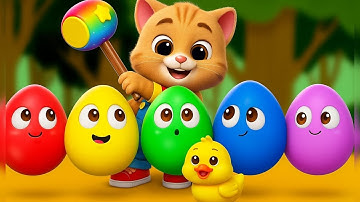 🥚 Colorful Easter Eggs Song  | Learn Numbers and Colors | 🎶 Sing, Dance and Learn!