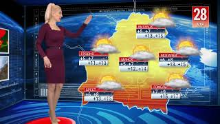 Видеопрогноз погоды по областным центрам Беларуси на 28 мая 2022 года