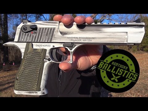 Video: Che calibro è un Desert Eagle 50?