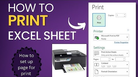 How to print an Excel spreadsheet|How do I format an Excel document for print