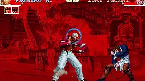 The King of Fighters 97 Yashiro N. vs Iori Yagami(Orochi)