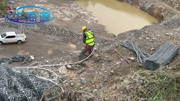 high tensile wire mesh install