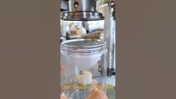 Can Sealing Machine for Plastic Jar, Semi Automatic Can Seamer Machine,Easy Peel Off Lid Closer