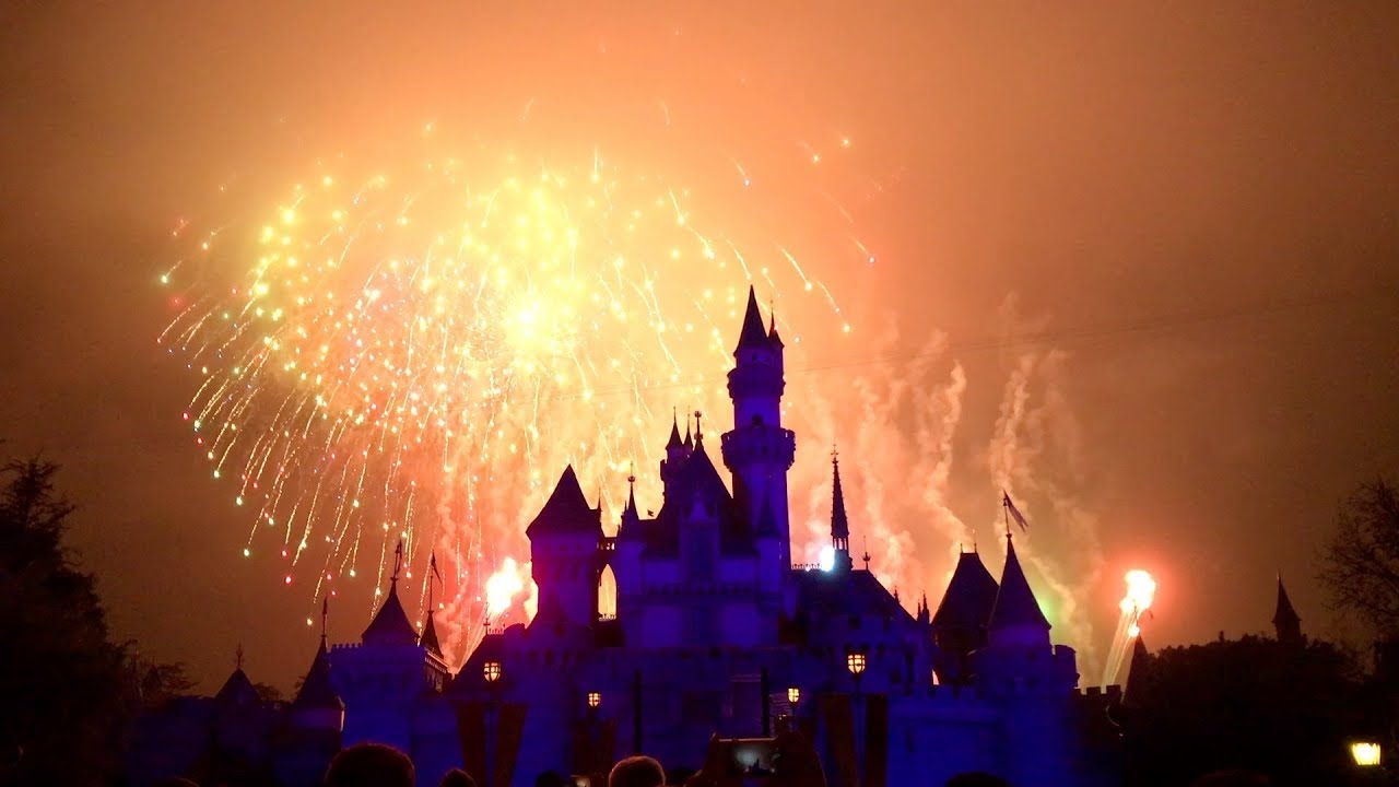 ORIGINAL 1956 Disneyland Fireworks Show: 