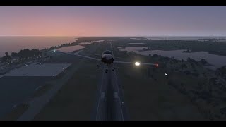 XP11 | Cessna\/Columbia 400 — KEYW-KMTH Sunset Flight