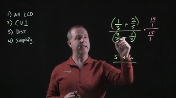 Simplifying a Complex Rational Expression by the LCD Method