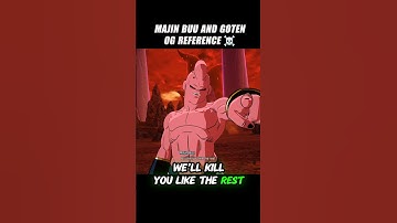 Majin Buu And Goten Reference 🤯 #crashout #majinbuu #sparkingzero #dragonballz #dbz