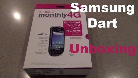 Samsung Dart T-mobile No contract Phone Unboxing | First Boot-up & Impressions!