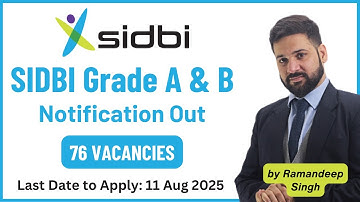 SIDBI Grade A & B Recruitment 2025 | Eligibility, Syllabus & Exam Pattern