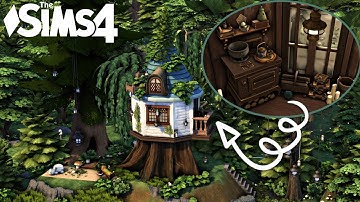 Magical Treehouse | No cc | The sims 4 | Stop motion Speed build