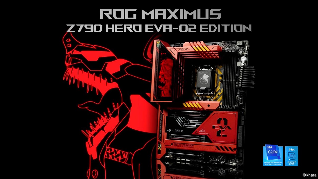 Asus ROG Maximus Z790 Hero EVA-02 Edition WiFi 7800mhz(OC) RGB M.2