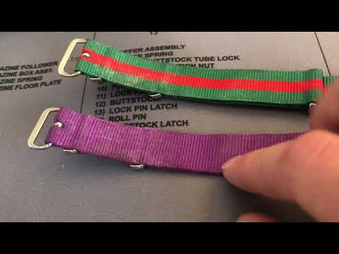 How to clean a Nylon NATO watch strap