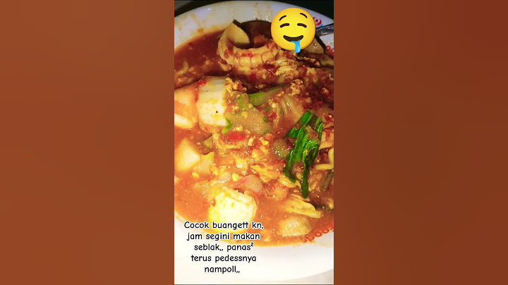Emang, Paling Cocok jam segini Makan Seblak Buatanku Sendiri Gaissss... #seblak #nampol