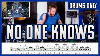 No One Knows - Drums Only + Notation