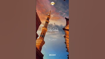 والذين يبيتون لربهم سجدا وقياما | سورة الفرقان بصوت سعد الغامدي #islam #quran  #اسلام #تلاوات #قرآن