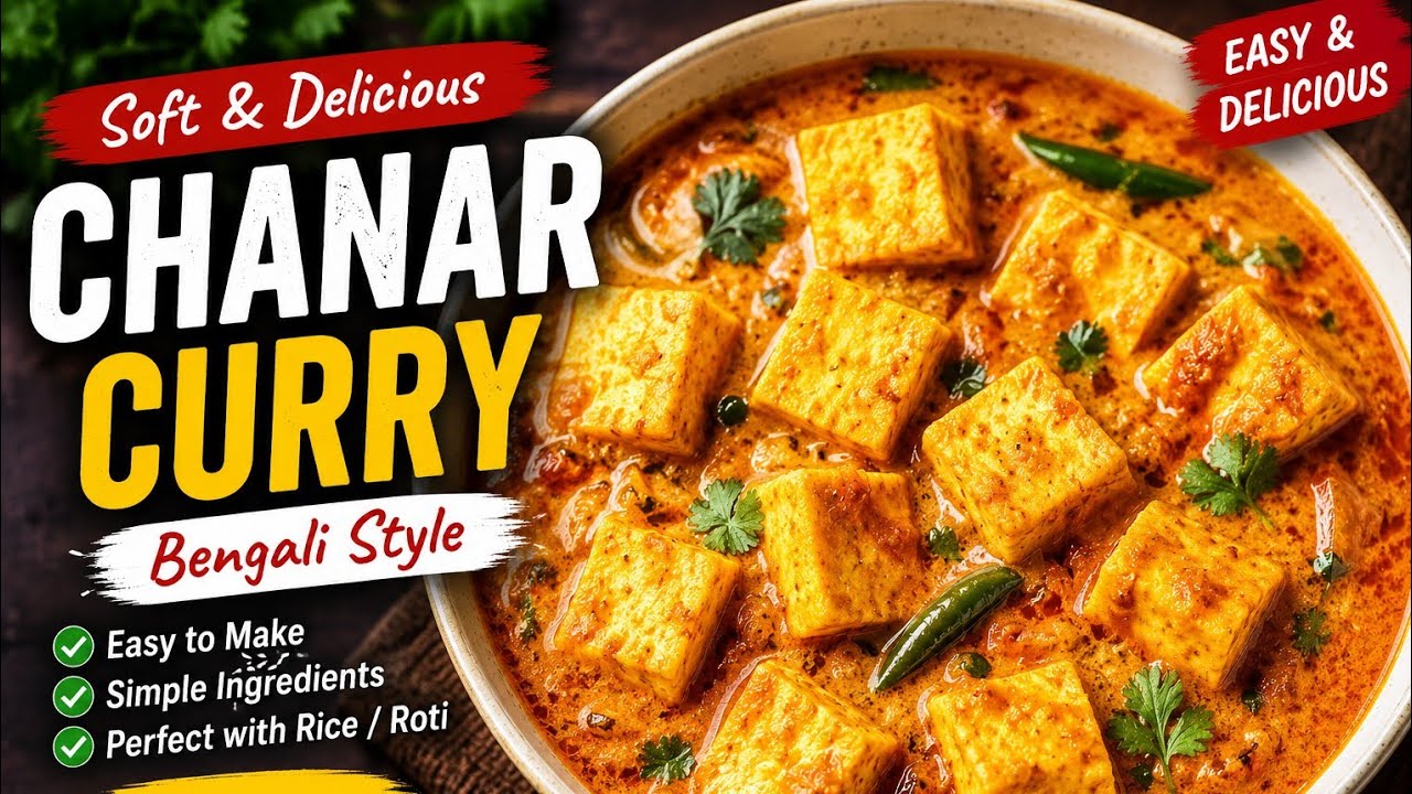Chanar Curry Recipe 🍲😋|| Bengali Style Chanar Rasha Recipe || Chanar ...