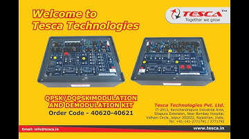 QPSK/DQPSK Modulation & Demodulation Trainer || Tesca 40620 - 40621
