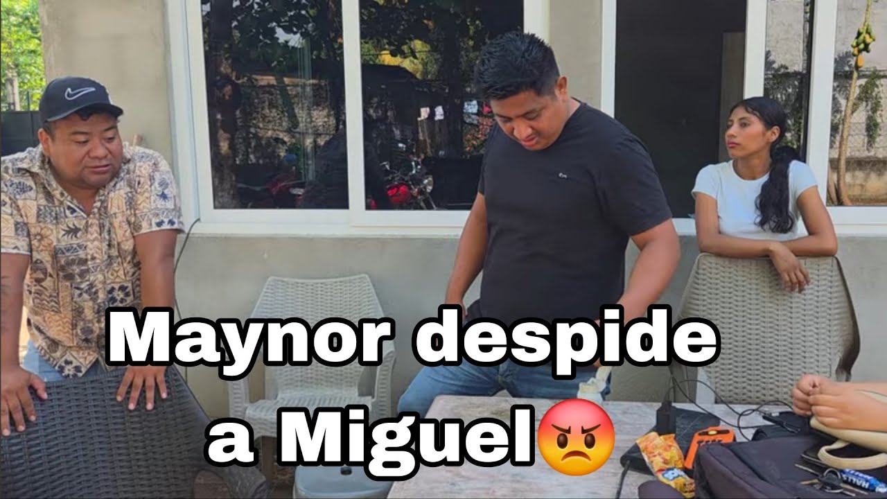 Tremendo problema entre Maynor  y Miguel voz no me podes quitar el trabajo llámame a Romario😡