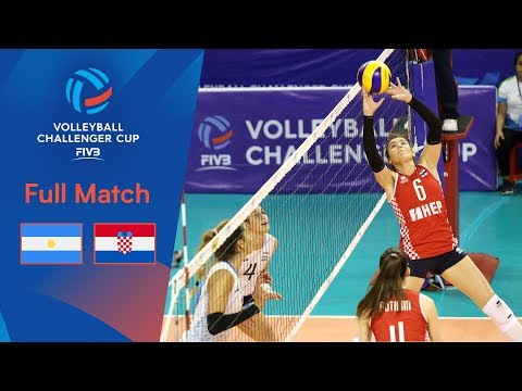 ARGENTINA vs CROATIA | Full 3rd Place Match | 2019 FIVB Women’s Volleyball Challenger Cup