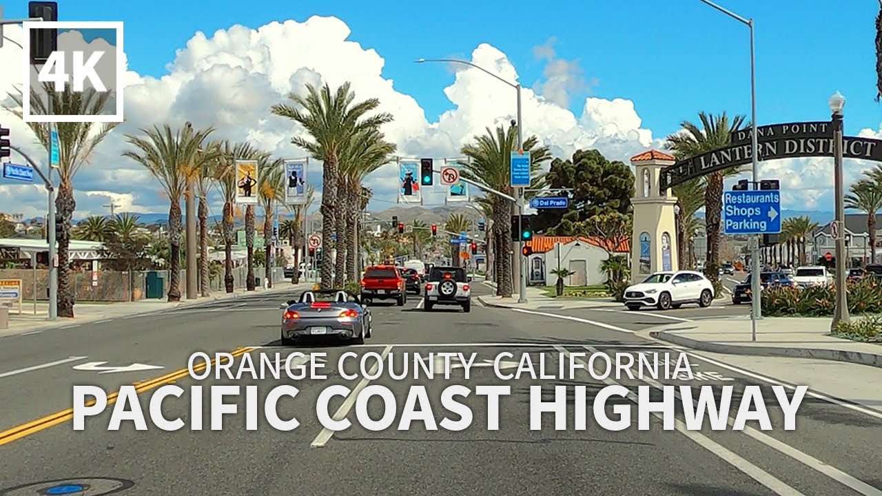 [Full Version] PACIFIC COAST HIGHWAY - Seal Beach to San Clemente Beach, Orange County California 4K