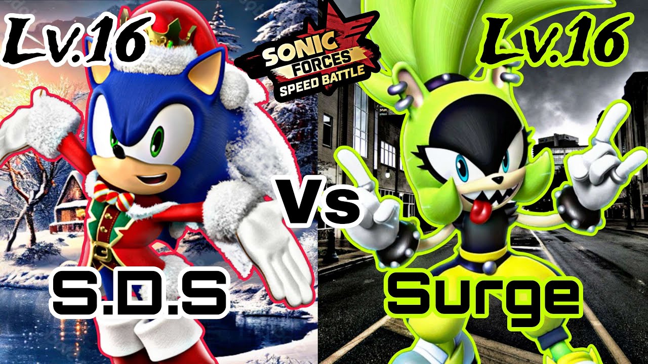 Sonic Forces Speed Battle Surge Vs Snowdrift Sonic Gameplay YouTube