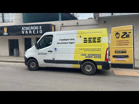 AMBEV mandou uma VAN entregar o pedido na DISTRIBUIDORA! NOVO VEÍCULO DE ENTREGA