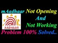 How to Fix mAadhaar App  Not Opening  / Loading / Not Working Problem in Android Phone