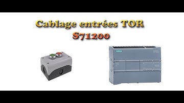 PART1:Cablage des entrées TOR avec S71200