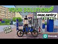 ACCELERATORE REMOVIBILE! CARGO &amp; CITY BIKE con Grande AUTONOMIA! DUKAWEY T20 PRO Esclusiva GleeCycle
