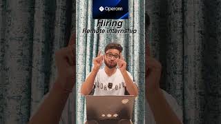Get Hired in 7 Days! 🚀 Operonn Remote Internship for AI/CS