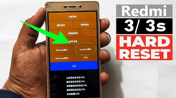 Redmi 3/ 3s - Hard Reset | Pattern Unlock | Factory Reset - Easy Trick With Keys